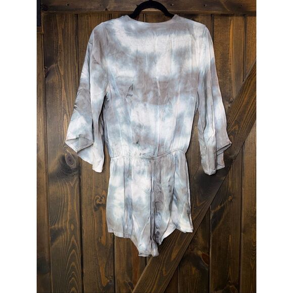 Sofia of Italy Tie Dye Boho Hippie Romper - Picture 2 of 8